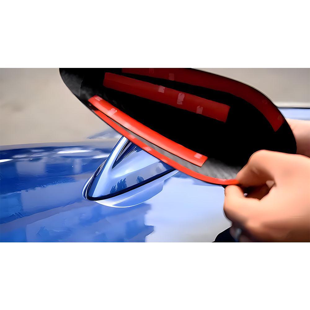 YDSSTORE Carbon Fiber Car Shark Fin Antenna Cover Radio Signal Base Sticker for BMW F22 F87 M2 F30 F35 F80 M3 G20 F32 F36 F82 M4 G30 G38 F90 M5 G11 G12 Accessories (Black)-autoydsstore