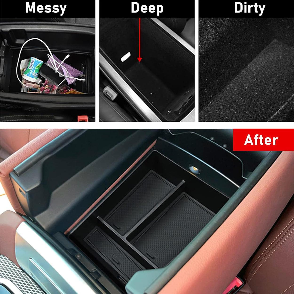 BMW X5 G05 / X6 G06 / X7 G07 Center Console Organizer Tray – Custom Fit Console Storage for BMW X5 G05 (2019-2025). X6 G06 (2020-2025). X7 G07 (2019-2025)-autoydsstore