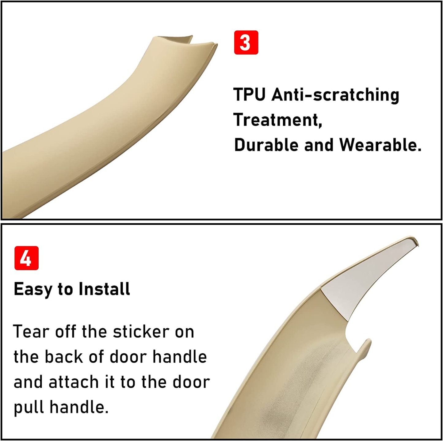 For BMW X3/X4 Car Door Handle Covers 3PCS Replacement | YDSSTORE-autoydsstore