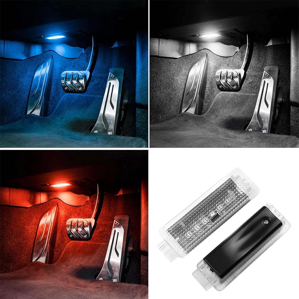 Compatible with BMW LED Footwell Ambient Light for 1 Series F20. 2 Series F22. 3 Series F30. 4 Series F32. 5 Series F10. 7 Series F01. X3 F25. X4 F26 | Under Dash LED Atmosphere Lighting for Interior-autoydsstore