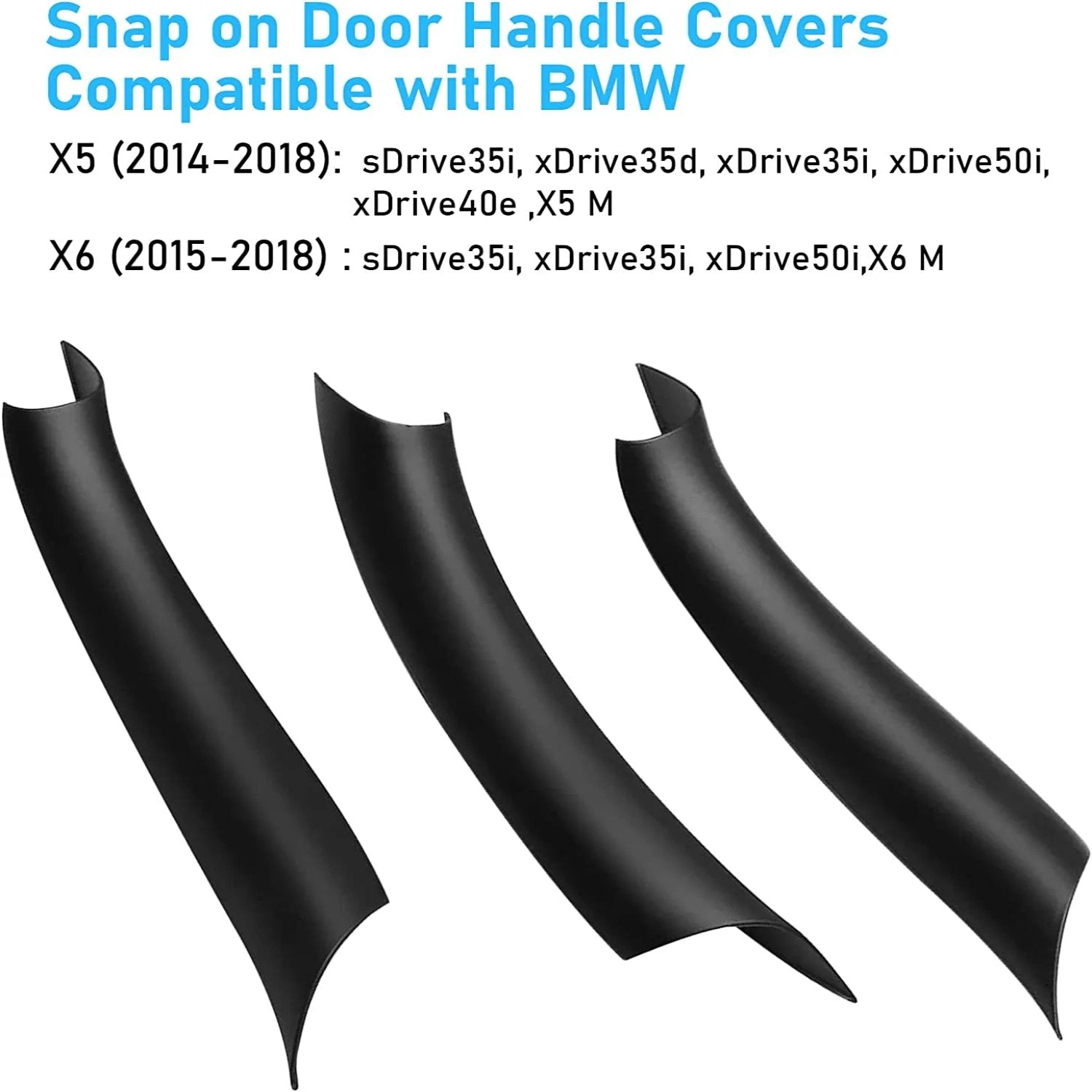 For BMW X5 F15/X6 F16 Car Door Handle Covers 3pcs | YDSSTORE-autoydsstore