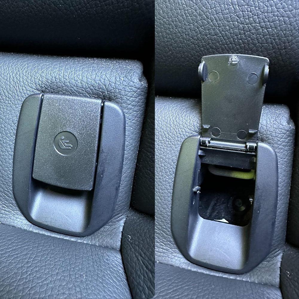 BMW Child Seat Anchor Cover. Rear Seat Safety Belt Isofix Anchor Cover for BMW 1 Series E81 E82 F20 F21. 2 Series F22 F87 F23. 3 Series E90 E91 F30 F31 F34 F80. X1 E84-autoydsstore
