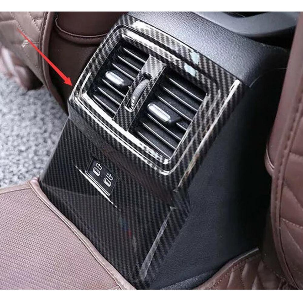 ABS Carbon Fiber pattern Rear Air Vent Outlet Cover Trim for BMW X1 F48 (2016-2022) & X2 F47 (2018-2022) - Stylish Interior Upgrade-autoydsstore