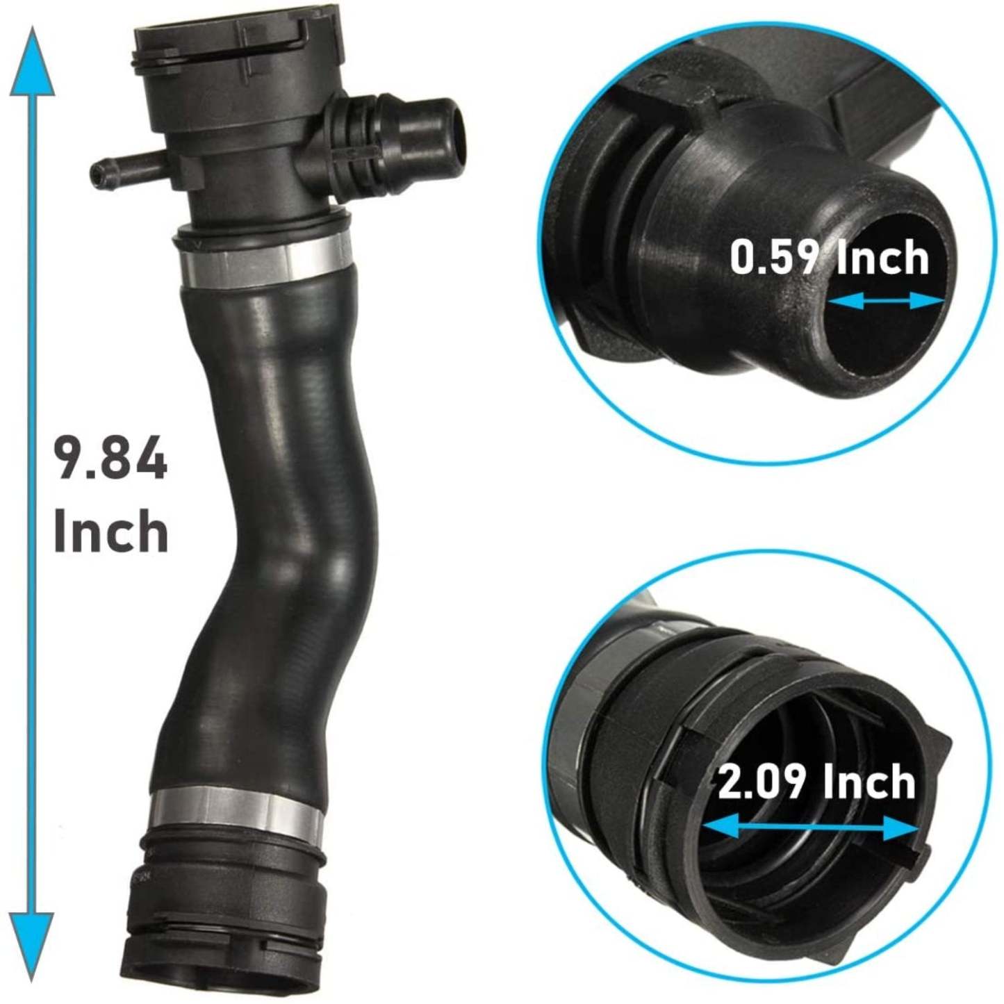 For BMW 1'/3'/X1/Z4 Upper Radiator Hose - 17127531579 | YDSSTORE