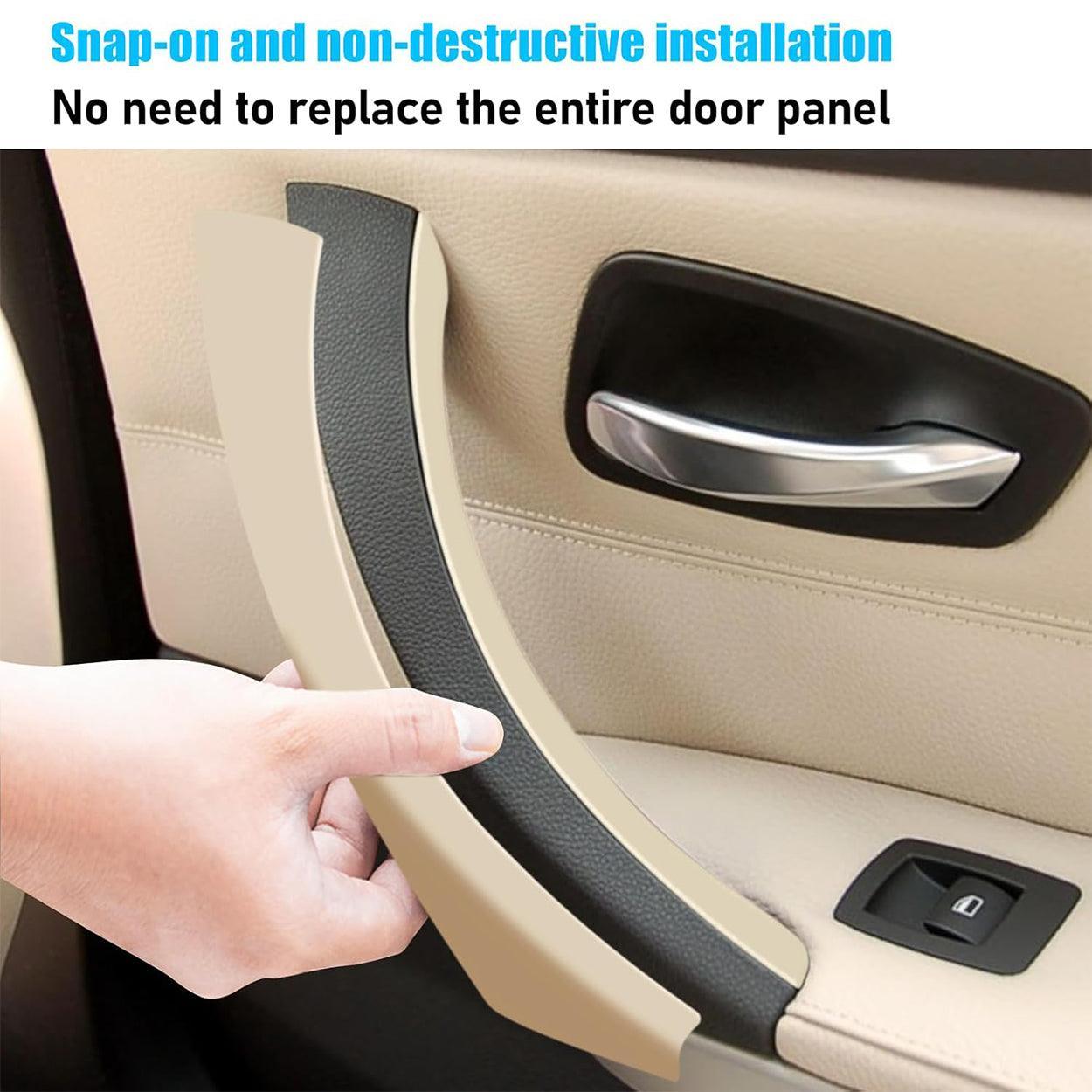 6PCS Door Handle Covers for BMW 3 Series E90/E91 (2006-2011) – Left & Right Passenger Door Pull Handles for BMW 325i. 328i. 335i. 330i-autoydsstore