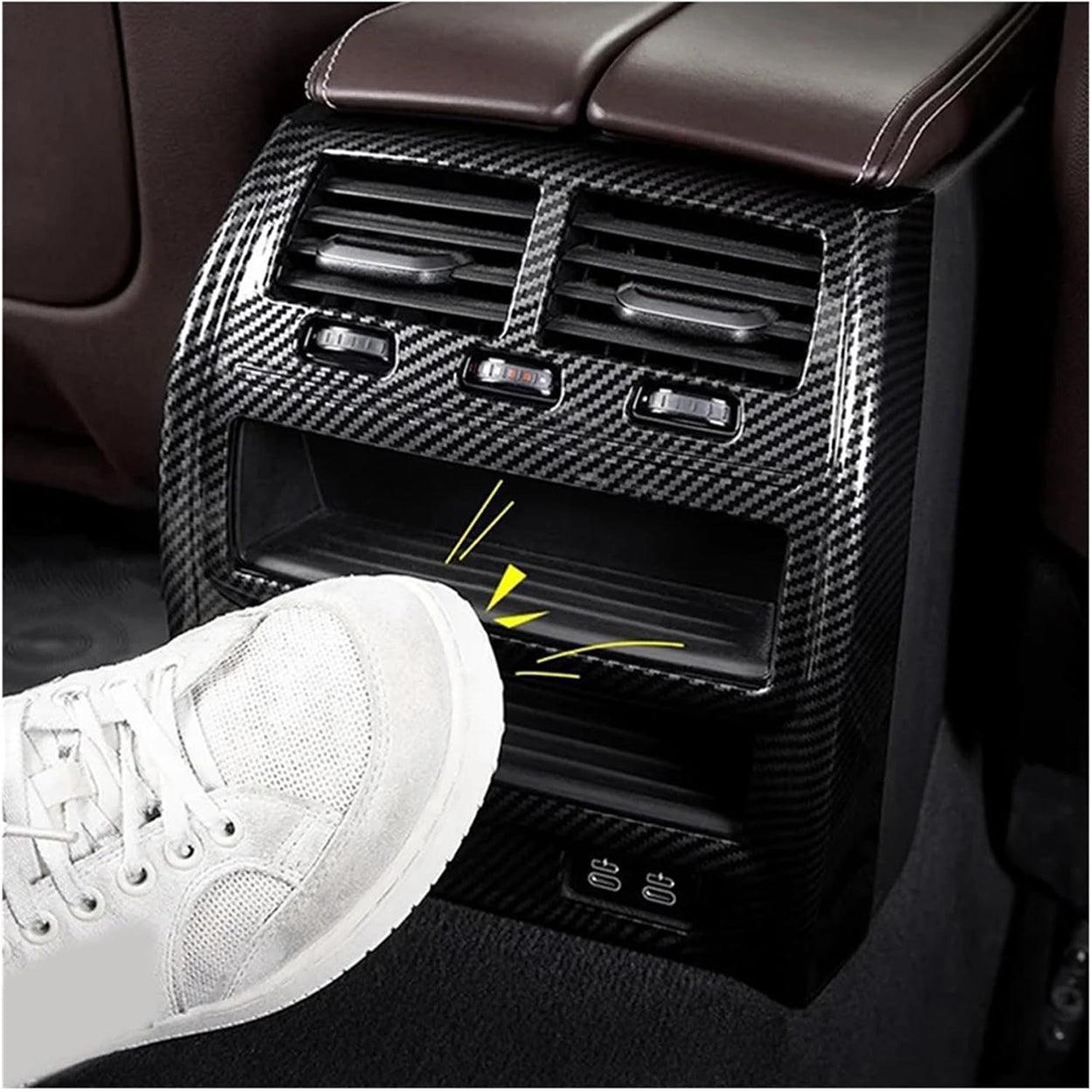 Compatible for BMW 5 Series G30 G38 (2018-2023) Rear Air Conditioning Vent Outlet Cover Trim Frame Sticker Accessory-autoydsstore