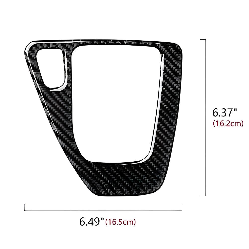 Car Gear Shift Panel Sticker Decal Carbon Fiber Trim Cover fits for BMW E90 E92 E93 2006 2007 2008 2009 2010 2011 Interior Accessories (Classic)-autoydsstore