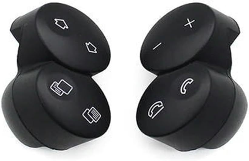 Button Trim Cover for Mercedes-Benz E/G/CLK/CLS Class W211 W463 W209 W219 E300 G55. Car Multi-Function Steering Wheel Switch Button Keys