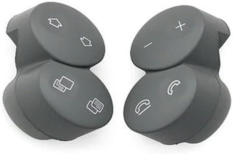 Button Trim Cover for Mercedes-Benz E/G/CLK/CLS Class W211 W463 W209 W219 E300 G55. Car Multi-Function Steering Wheel Switch Button Keys
