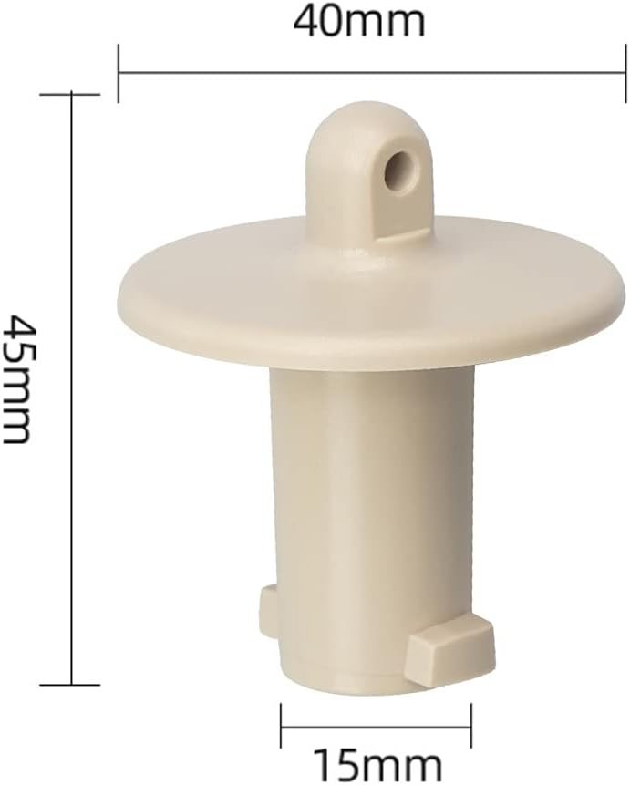 Car Rear Seat Belt Guide Cable Fixing Tie Buckle for -Mercedes-Benz S-Class W222 2014-2019 Safe Belt Clip Auto Interior Parts (Beige)