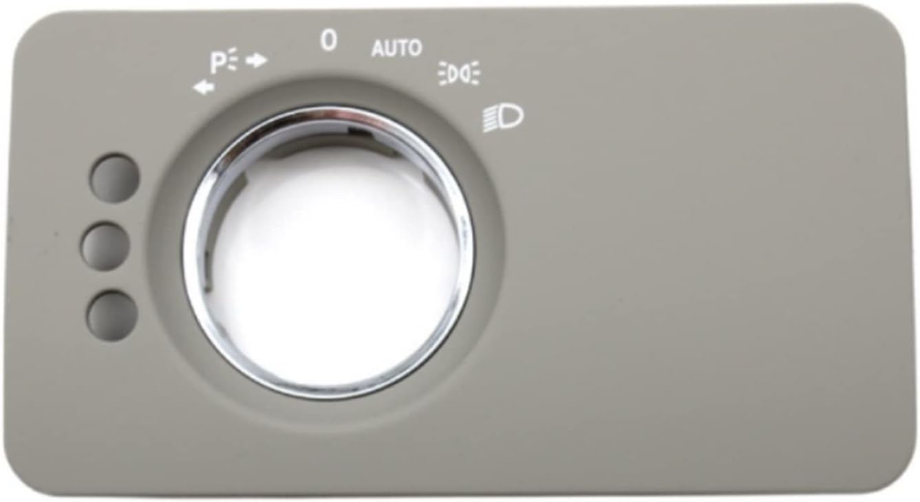 Car Dashboard Headlight Control Switch Panel Cover Trim Fit for Mercedes Benz W251 R-Class R280 R300 R350 R400 R500 2005-2017 (Color : W251 C Black)