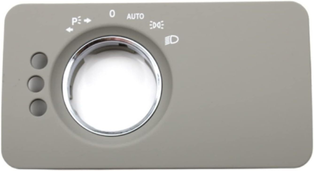 Car Dashboard Headlight Control Switch Panel Cover Trim Fit for Mercedes Benz W251 R-Class R280 R300 R350 R400 R500 2005-2017 (Color : W251 C Black)