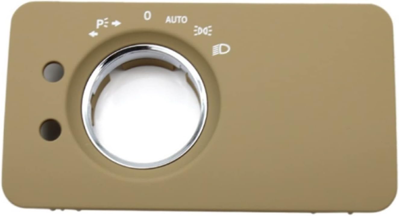 Car Dashboard Headlight Control Switch Panel Cover Trim Fit for Mercedes Benz W251 R-Class R280 R300 R350 R400 R500 2005-2017 (Color : W251 C Black)