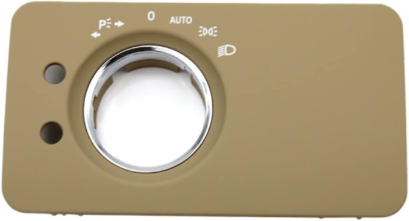 Car Dashboard Headlight Control Switch Panel Cover Trim Fit for Mercedes Benz W251 R-Class R280 R300 R350 R400 R500 2005-2017 (Color : W251 C Black)