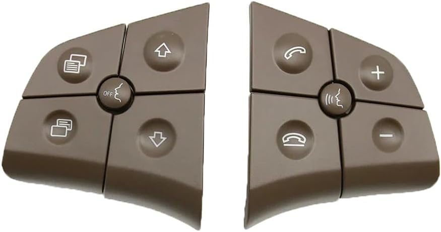 Bouton de Commutation pour Mercedes-Benz W164 W245 W251 W219 W230 W171. Boutons de Commutation Multifonctions au Volant de Voiture
