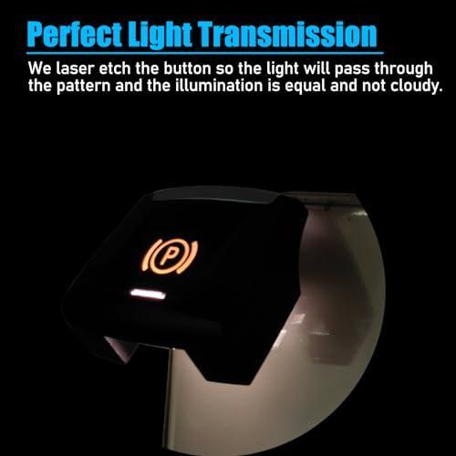 Compatible with BMW Parking Brake Button Cover for X1 F48 (2016-2019). X2 F39 (2018-2019). 2 Series F45/F46 (2014-2019) Electronic Parking Button Cover Replacement for BMW Parking Control Switch-autoydsstore