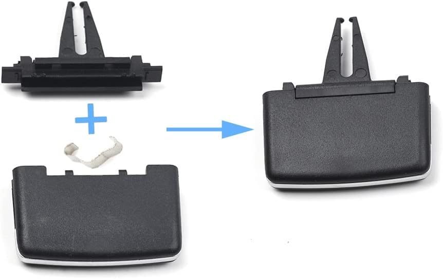 AC Vent Sliding Tab Clip Repair Kit – Compatible with Mercedes-Benz W204 C180/C200/C260 & GLK300/GLK260