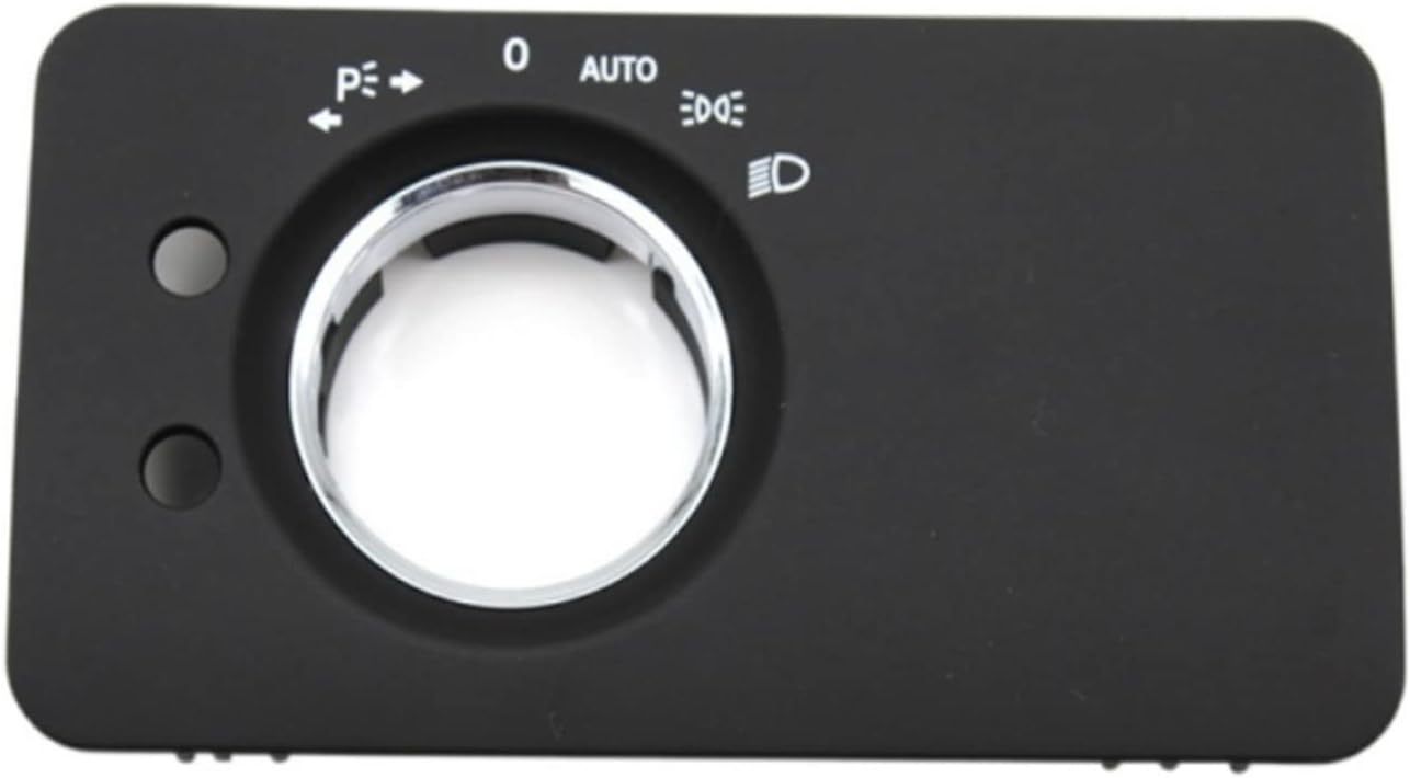 Car Dashboard Headlight Control Switch Panel Cover Trim Fit for Mercedes Benz W251 R-Class R280 R300 R350 R400 R500 2005-2017 (Color : W251 C Black)