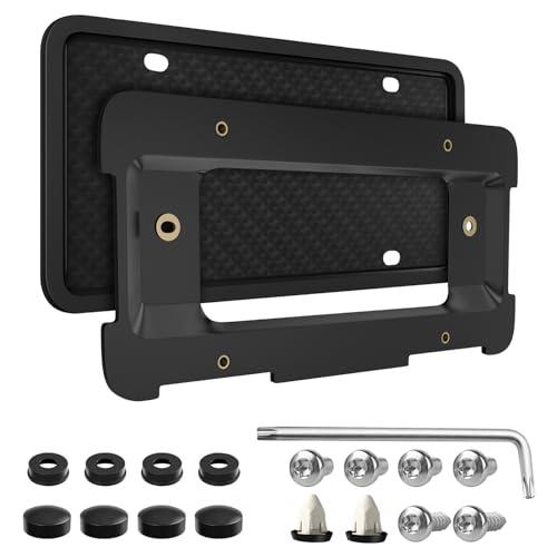 License Plate Frame for BMW & Mini Cooper Models. Rear License Plate Cover Holder Bracket for BMW 528i 328i 535i 335i 325i X1 X2 X3 X4 X5 X6 X7 Series - Bumper Trunk Mount Car Accessories-autoydsstore