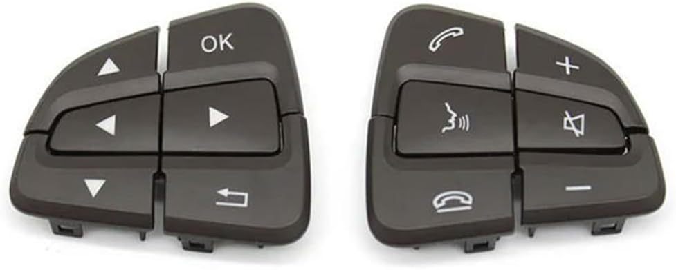 Button Trim Cover for Mercedes-Benz A/B GLA GLS GLE V Class W176 W246 W156 W166 W292 W117 W218 W231. Car Steering Wheel Button Kit