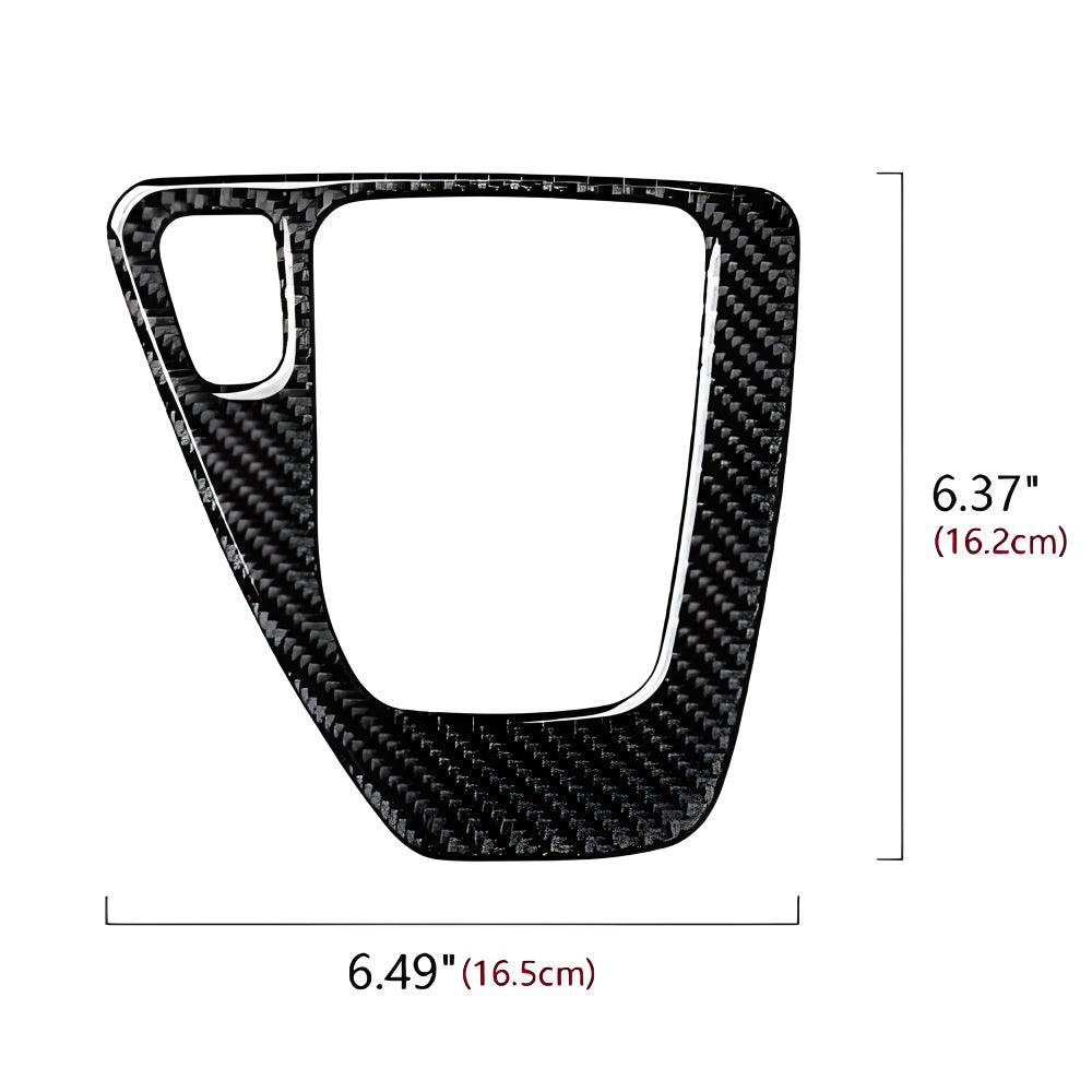 Car Gear Shift Panel Sticker Decal Carbon Fiber Trim Cover fits for BMW E90 E92 E93 2006 2007 2008 2009 2010 2011 Interior Accessories (Classic)-autoydsstore