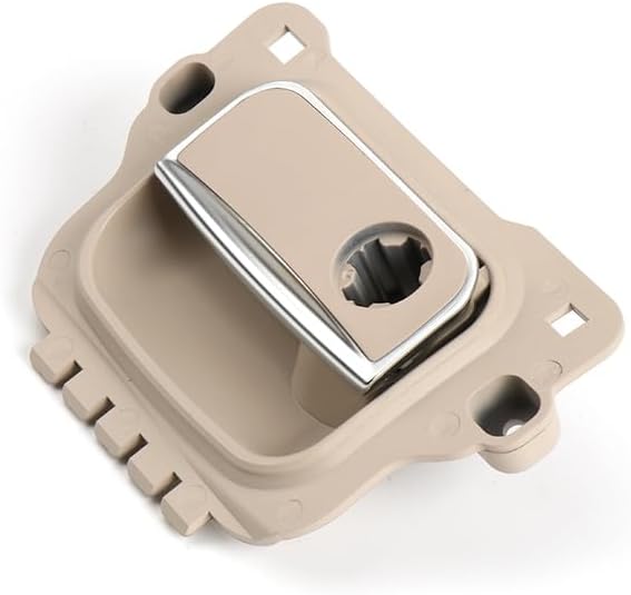 Car Glove Box Lid Handle Open/Lock Puller Glove Boxs Toolbox Pull Cover with Hole for Mercedes Benz W222 S-Class 2014-2020 (Black)