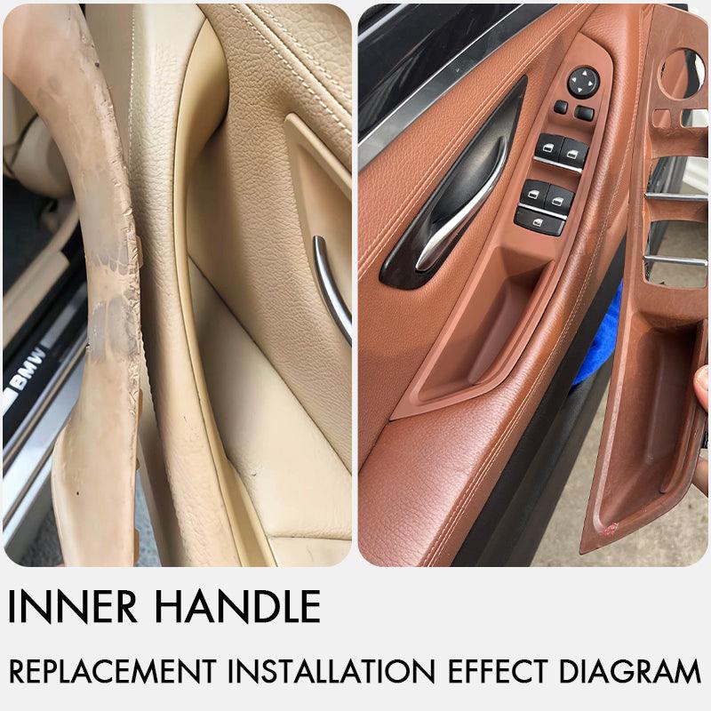 YDSSTORE Window Switch Armrest Panel. Inner Door Pull Handle Trim Cover Kits Replacement for 2010-2016 BMW 5 Series 520 523 525 528 530 535-autoydsstore