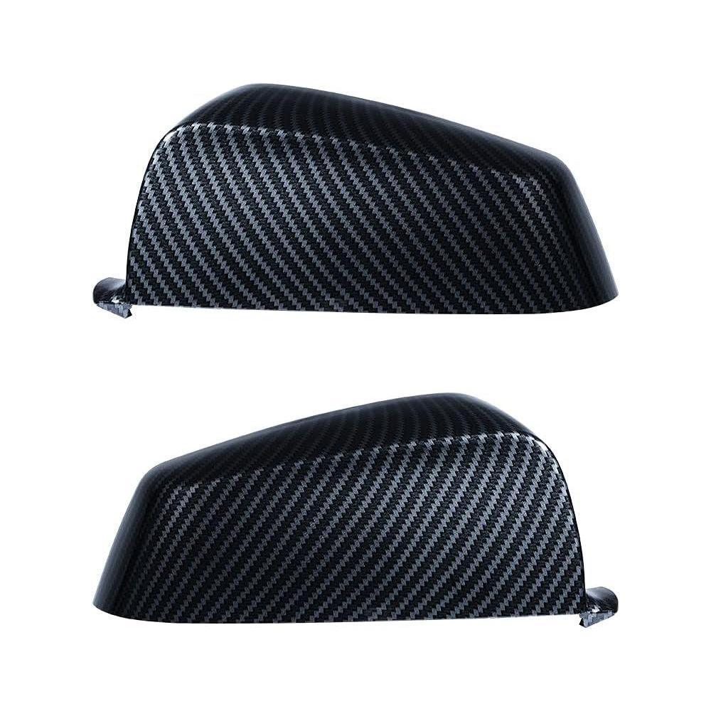 Pair Carbon Fiber Side Mirror Covers for BMW 6 Series F06 F12 F13 (2011-2013) Pre-Facelift. 7 Series F01 F02 (2009-2012) Pre-Facelift. 5 Series E60 E61 (2008-2010) Facelift – Left & Right Side Mirror Caps-autoydsstore