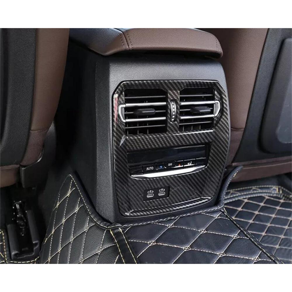 Compatible for BMW 3 Series G20 G28 (2020-2022) Rear Air Conditioning Vent Outlet Cover Trim Frame Sticker Accessory-autoydsstore
