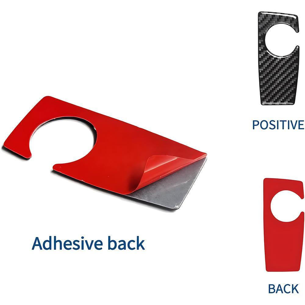 YDSSTORE  Compatible with Carbon Fiber Centre Consoles Gear Shifter Box Panel Cover Trim Interior for BMW 5 Series X3 F25 F10 F11 F18 5GT 520i 528i 530i 535i 2011-2017 (Black 1PCS)-autoydsstore