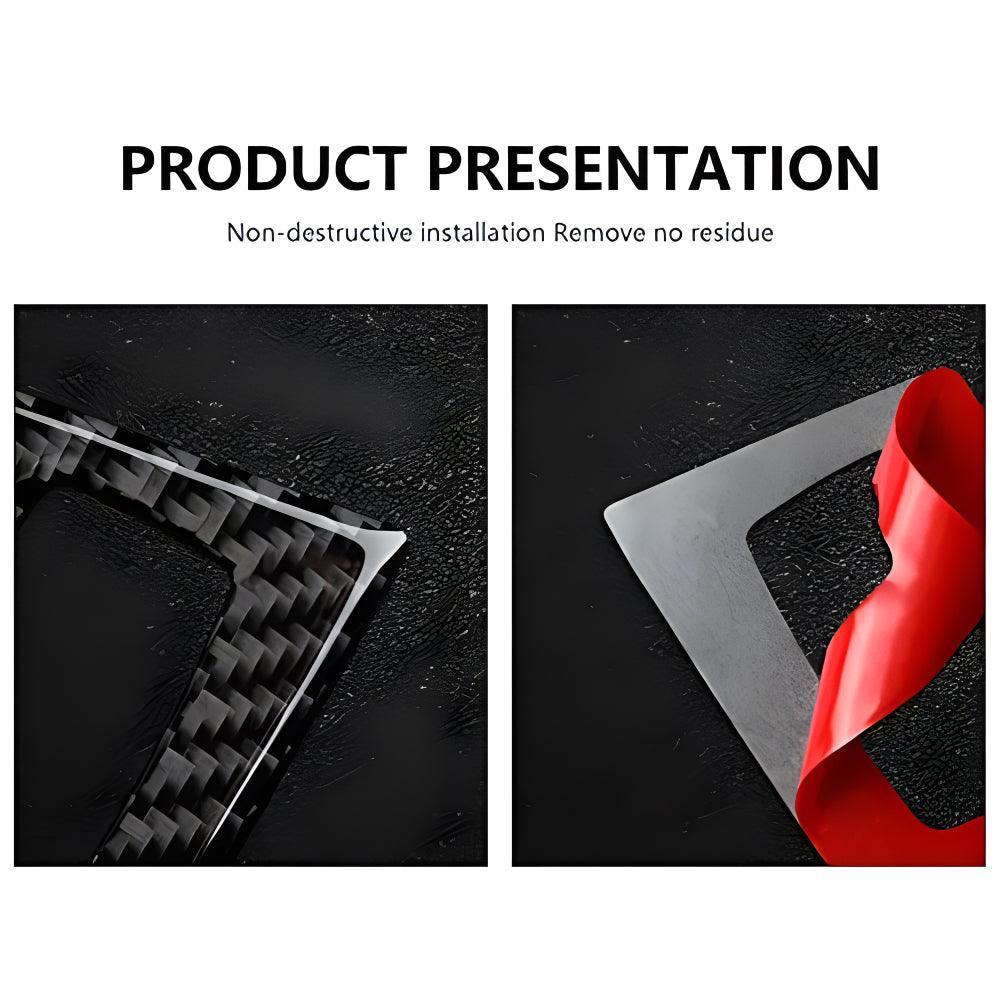 Car Key Engine Start Stop Push Start Button Frame Trim Cover Carbon Fiber Sticker Decal fits for BMW E90 E92 E93 2006 2007 2008 2009 2010 2011 Accessories-autoydsstore