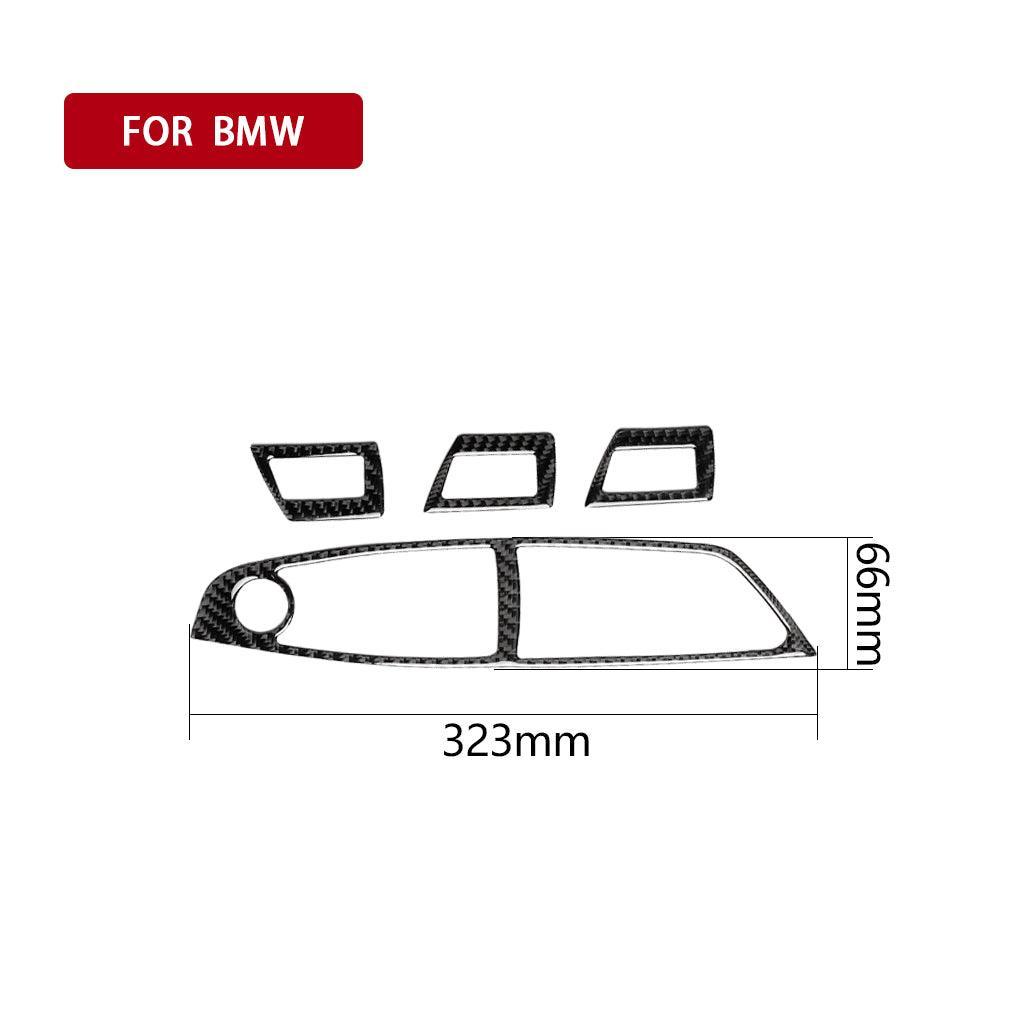 YDSSTORE Compatible Carbon Fiber Window Switch Panel Cover Trim for BMW 5 Series F10 F11 F18 (520i. 528i. 530i. 535d. 535i. 550i) 2011-2017-autoydsstore