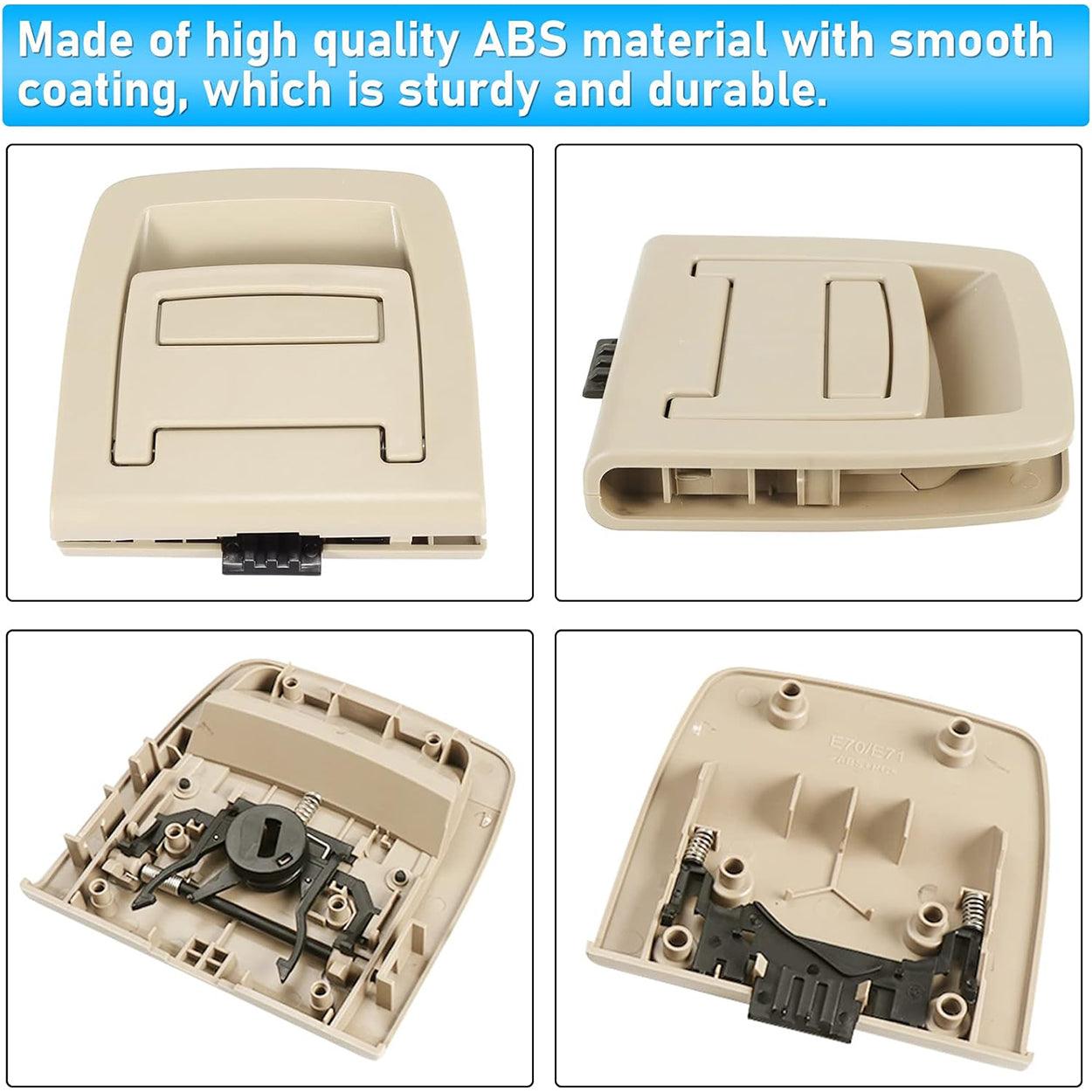 Compatible BMW Trunk Mat Carpet Handle for 5 Series E60/F07/F11 (2003-2016). X5 E70/F15 (2006-2018). X6 E71/F16 (2007-2019) – Rear Floor Carpet Handle Replacement (No Locking Function)-autoydsstore