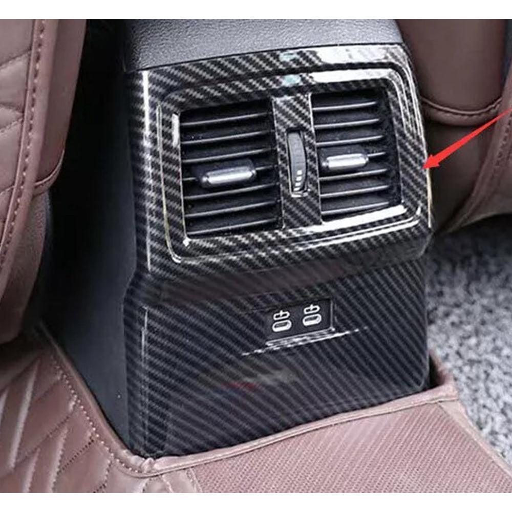 ABS Carbon Fiber pattern Rear Air Vent Outlet Cover Trim for BMW X1 F48 (2016-2022) & X2 F47 (2018-2022) - Stylish Interior Upgrade-autoydsstore