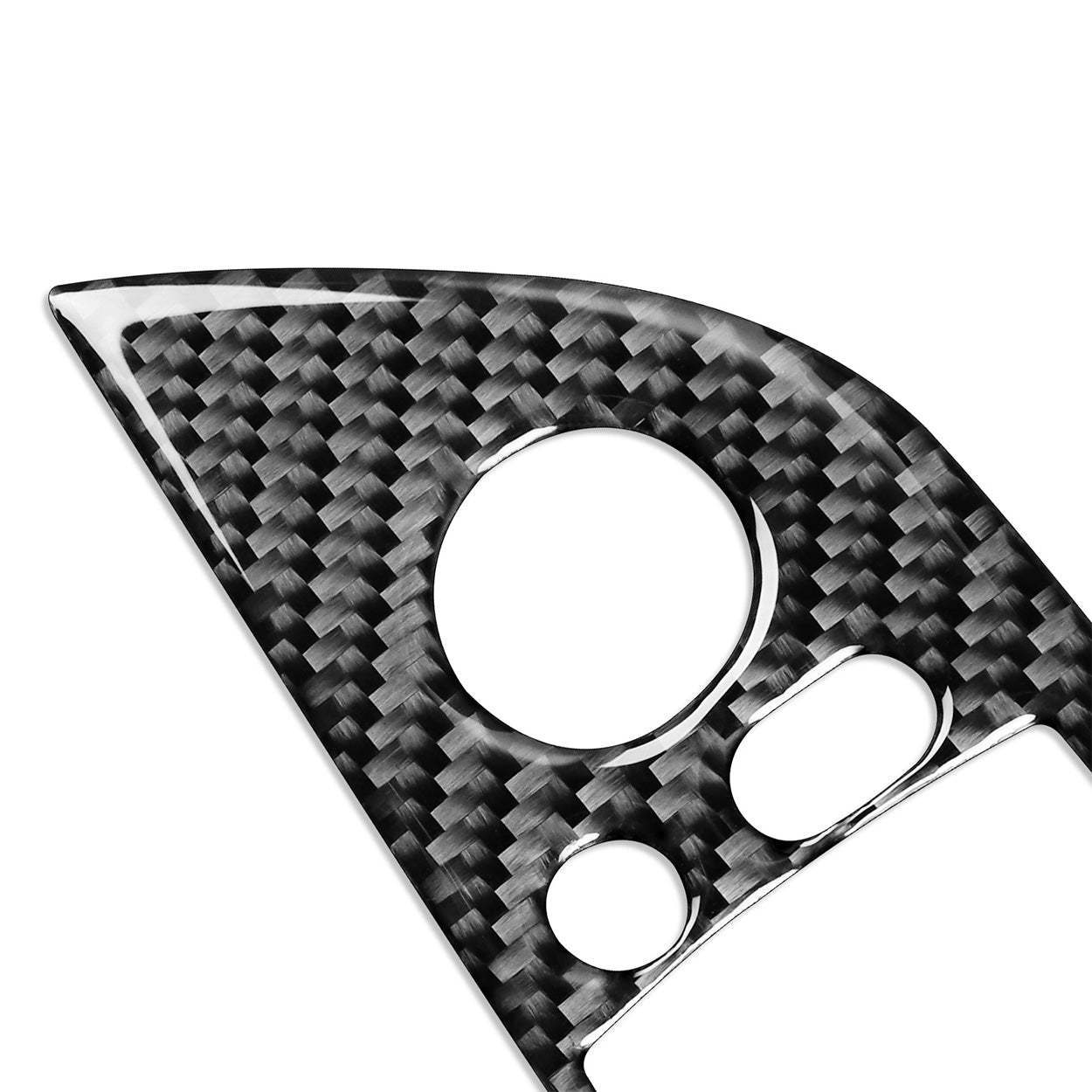 Carbon Fiber  Power Window Switch Panel Decoration – Window Lifting Control Button Trim Compatible with BMW X1 E84 2013-2015 (4pcs)-autoydsstore