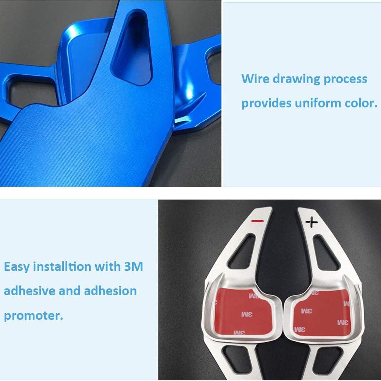 YDSSTORE Aluminum Metal Paddle Shifter Extensions for BMW (2. 3. 4. X1. X2. X3. X4. X5. X6 Series F30 F31 F15 F16 F25 F26)-autoydsstore