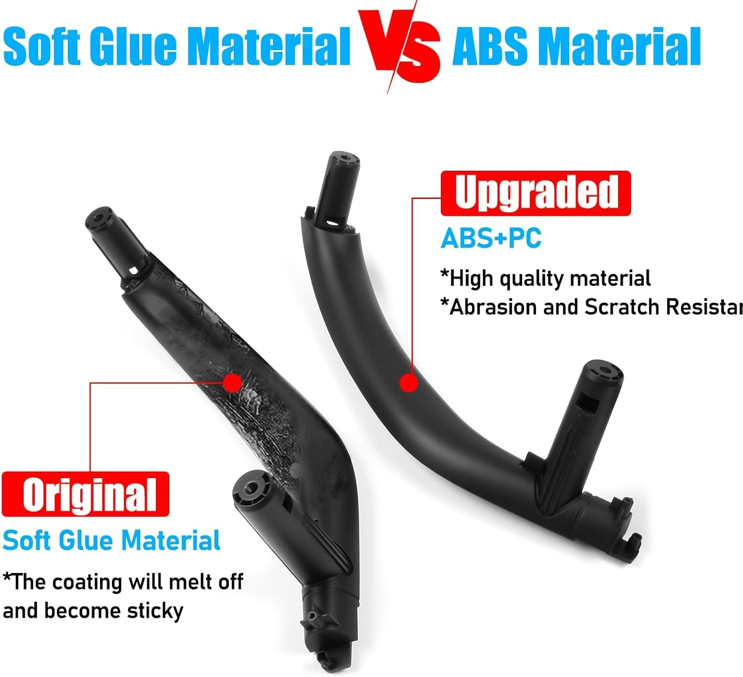 YDSSTORE BMW X5 X6 Door Pull Handle Replacement. Fits BMW X5 2014-2018 F15/F85 and X6 2015-2018 F16/F86. Passenger Side Right Front. Right Rear. and Left Rear Armrest Handle Grab Cover-autoydsstore