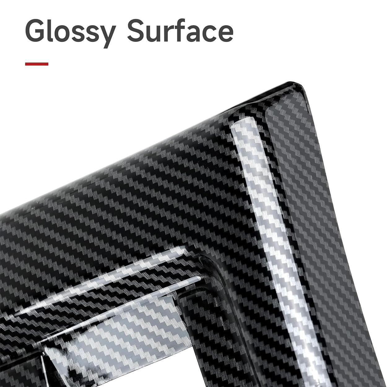 Car Rear Row AC Frame Cover Sticker Carbon Style ABS Decal Trim fits for BMW F30 F31 F34 3GT F32 F36 Accessories - F33 Convertible NOT FIT-autoydsstore