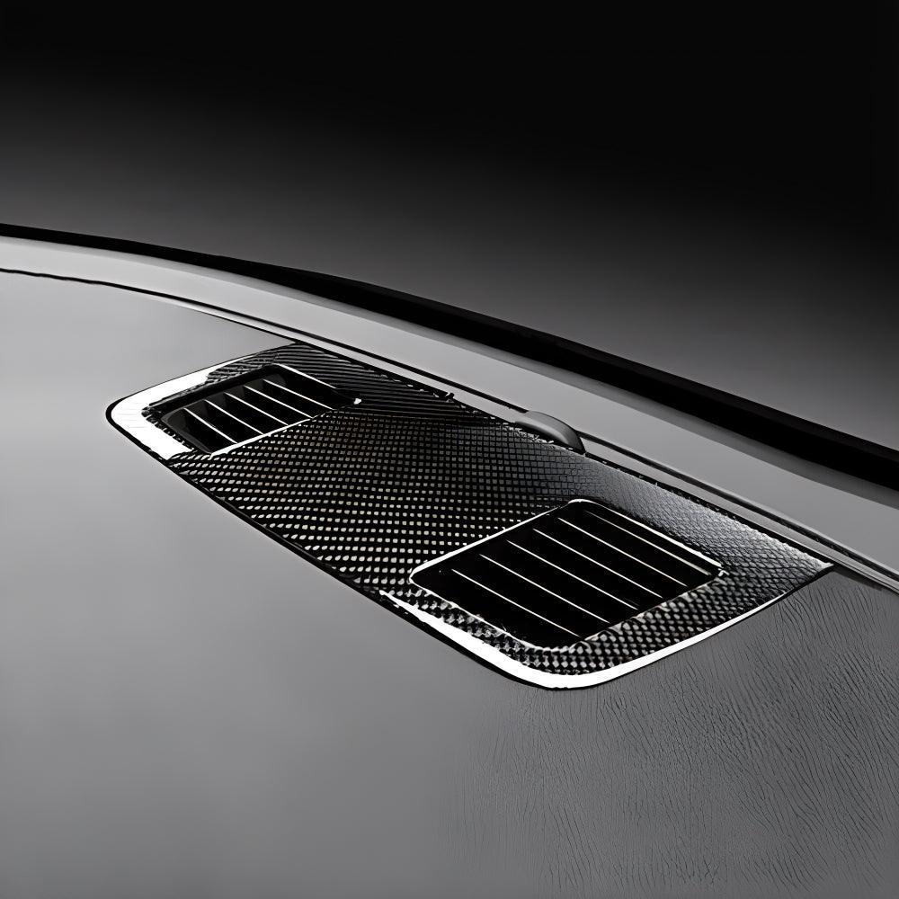 Real Premium Carbon Fiber Car Dashboard AC Air Conditioner Vent Outlet Cover Interior Trim Compatible with BMW E90 E92 E93 325i 328i 330i 335i 2006 2007 2008 2009 2010 2011 2012 Accessories-autoydsstore