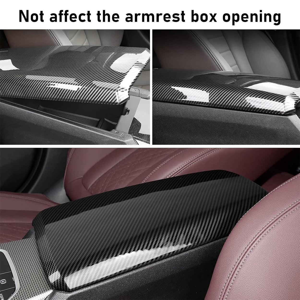 YDSSTORE Compatible with BMW Console Cover for 2019-2024 BMW 3 Series G20 (328i. 330i. 335i. 340i) & 2021-2024 BMW 4 Series G22 Center Console Cover (Not Real Carbon Fiber)-autoydsstore