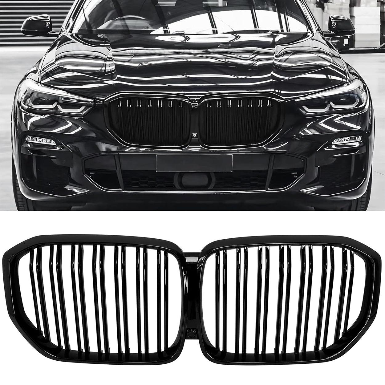 X5 G05 Gloss Black Kidney Grille Fit for 2019-2023 BMW X5 G05