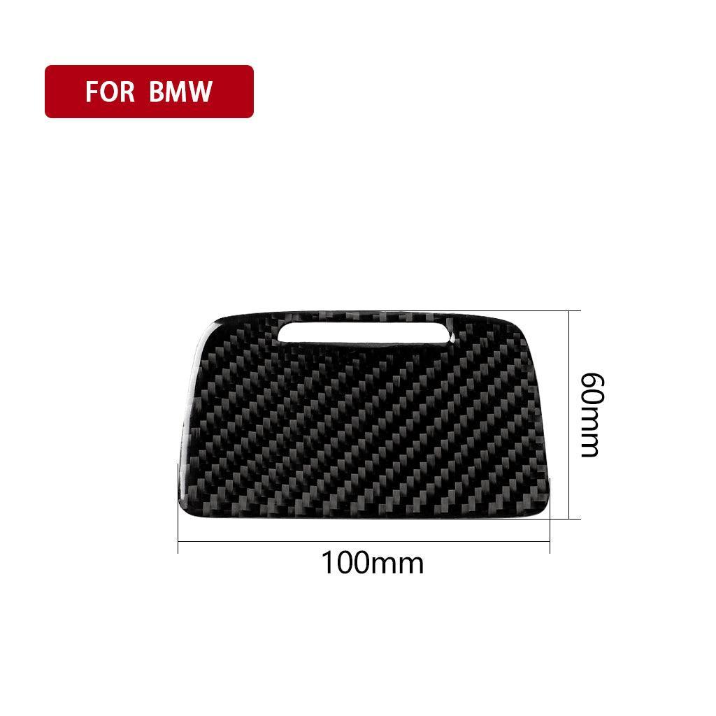 YDSSTORE Compatible Carbon Fiber Ashtray Cover Trim for BMW 5 Series F10 F11 F18 (520i. 528i. 530i. 535d. 535i. 550i) 2011-2017 ( Carbon Fiber. 1PCS)-autoydsstore