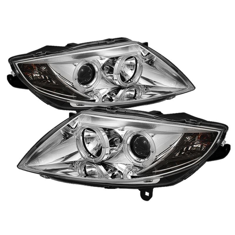 Spyder BMW Z4 03-08 Projector Headlights ( Delete Stock HID Unit )- LED - Chrome