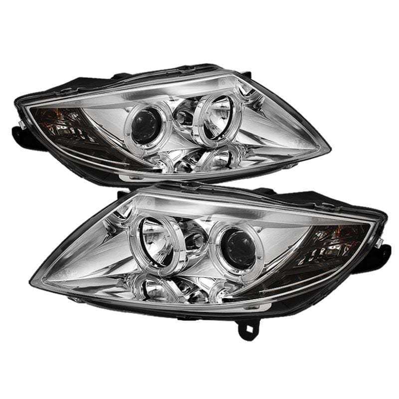 Spyder BMW Z4 03-08 Projector Headlights ( Delete Stock HID Unit )- LED - Chrome
