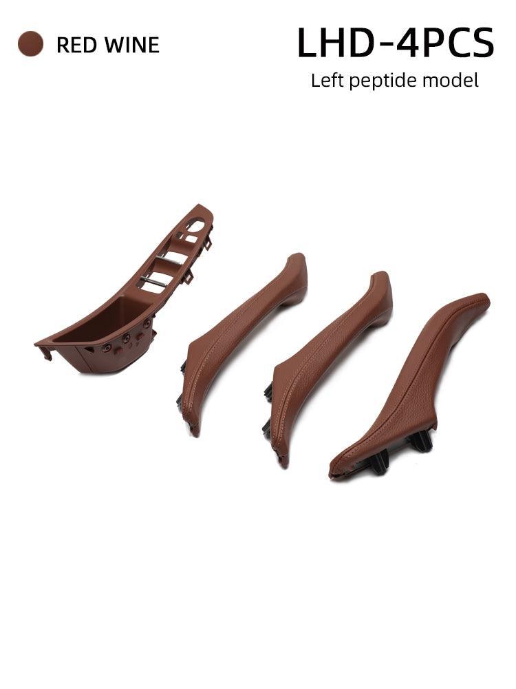 Leather Side Door Pull Handle for BMW 5 Series.Left Right Side Passenger Inner Door Handle Replacement for BMW F10 F11 F18 520 523 525 528 530 535 2010-2016-autoydsstore