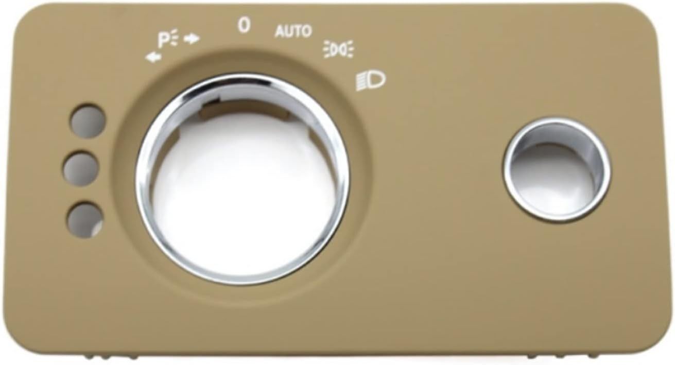 Car Dashboard Headlight Control Switch Panel Cover Trim Fit for Mercedes Benz W251 R-Class R280 R300 R350 R400 R500 2005-2017 (Color : W251 C Black)