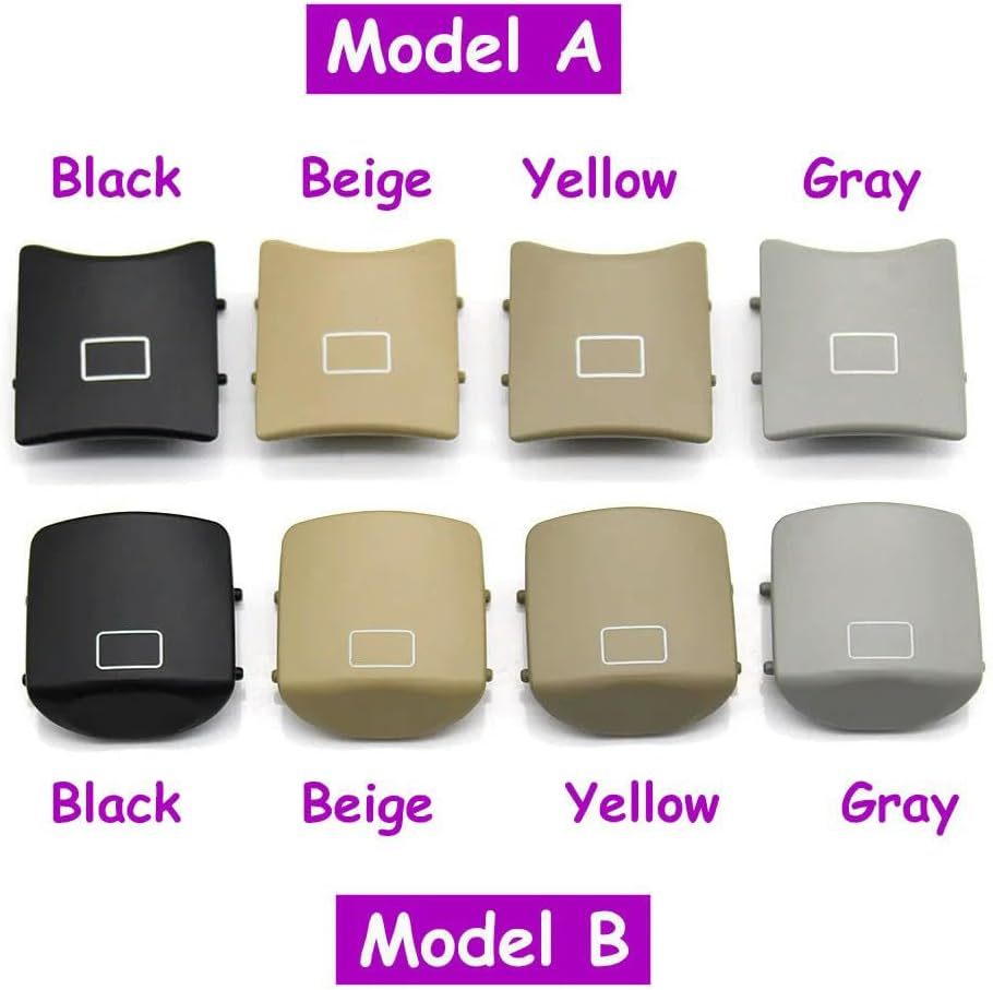 Button Trim Cover for Mercedes-Benz ML/GL/R Class W164 W251 2005-2017. Car Sunroof Window Switch Button Cover Replacement