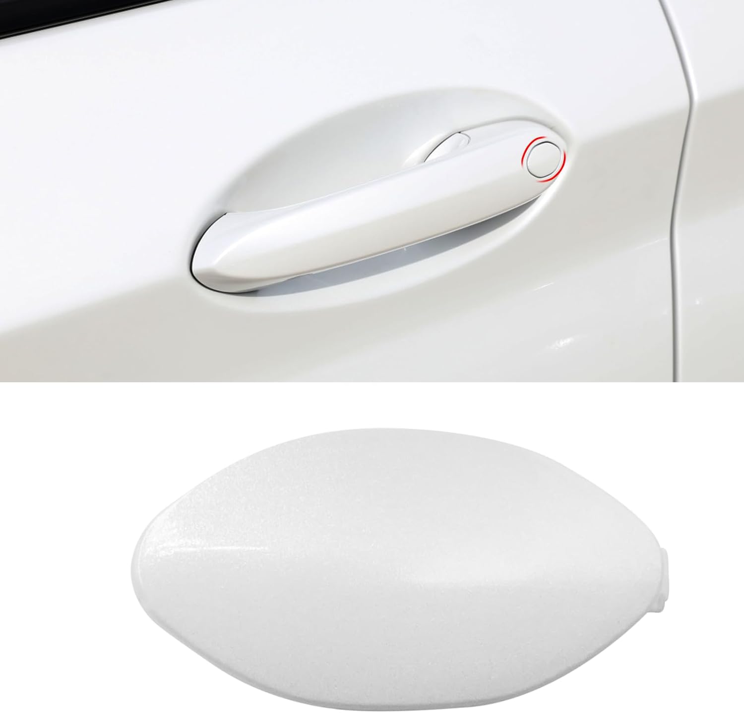 ForBMW 3 5 6 8 M8 X3 X4 X5 X6 X7 Door Handle Key Hole Cover White | YDSSTORE