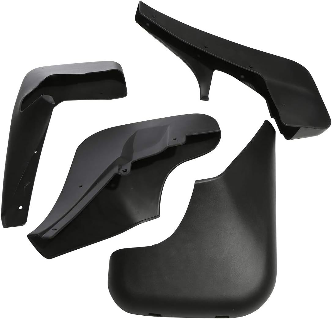Set of 4PCS Mud Flaps Splash Guards Mudguards with Hardware Kits for BMW X5 E53 Series (2000-2005) – Front & Rear (Driver & Passenger Sides)-autoydsstore