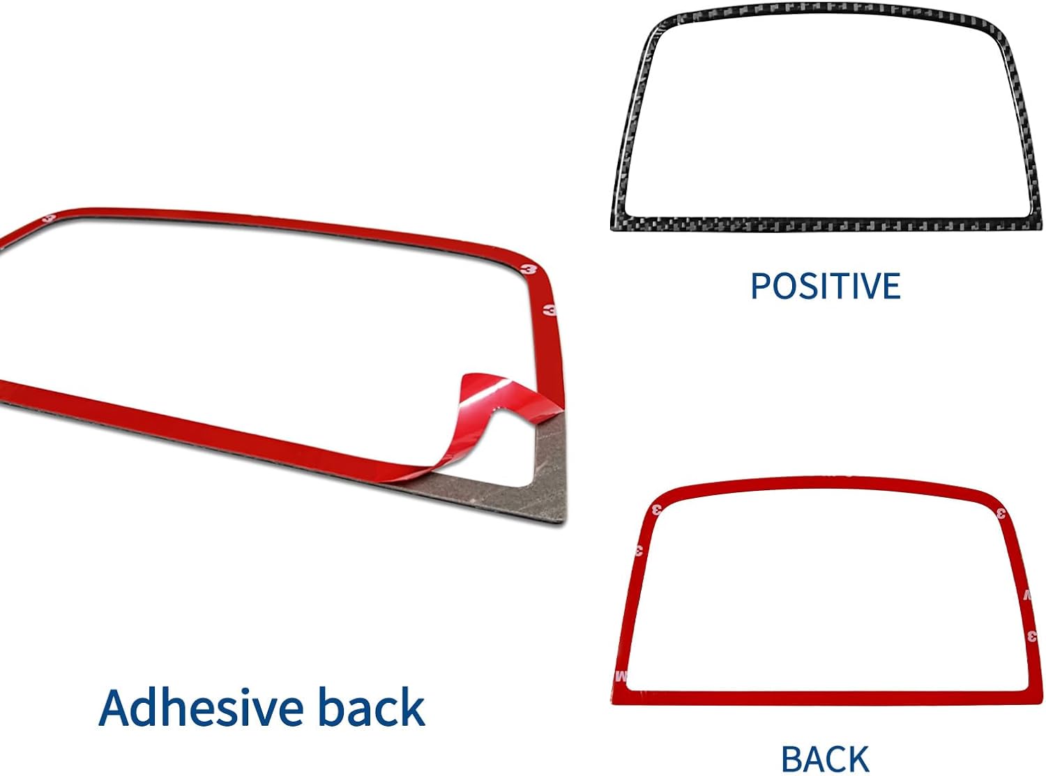 YDSSTORE Carbon Fiber Center Console Dashboard Horn Loudspeaker Frame Cover Trim for BMW X5 X6 E70 E71 (2008-2013) – 1pc Black | Premium Interior Auto Accessories-autoydsstore